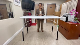 How to Lift Your Table®  Lift Your Table® folding table risers [upl. by Smada]