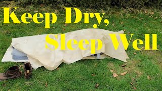 How to Make an Oilskin Ground Cover and Bedroll [upl. by Nyloj411]