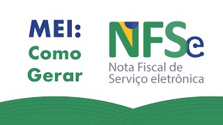 Como emitir a nova nota NFSe de Serviços da MEI Passo a Passo [upl. by Akiemaj578]