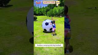 Struggling to Keep Kids Entertained Outdoors Try the Outdoor Camping Kids Big Football [upl. by Attaynek711]