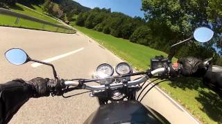 Honda CB500 onboard sound  Naturpark ÖtscherTormäuer  part 1  GoPro HD ZOOMH1 [upl. by Adnawuj]