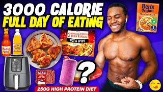 3000 Calorie Diet  Bulking Full Day of Eating 250g High Protein [upl. by Valiant]