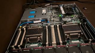 Hp prolient DL360p gen 8 Ram amp Video card upgrade [upl. by Aman]