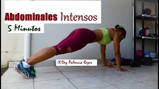 ABDOMINALES en 5 MINUTOS  ABDOMINALES INTENSOS  RUTINA 495  Tonificar abdomen  Dey Palencia [upl. by Bruckner16]