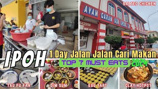 Ipoh Jalan Jalan Cari Makan  1 Day Trip  Malaysia Food 2024 4K [upl. by Lesna792]