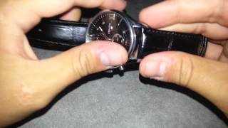 Entretenir une montre en cuir  nettoyage montre bracelet [upl. by Yrneh739]