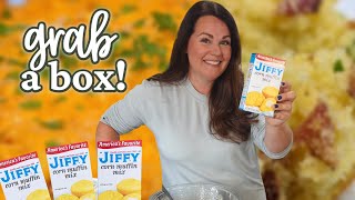 3 JIFFY corn muffin HACKS  EASY RECIPES using JIFFY mix [upl. by Anilehcim910]