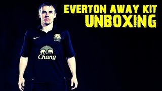 New EVERTON Away Shirt 2012  13  Unboxing [upl. by Kudva]