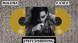 MALUMA  FAME VINYL UNBOXING [upl. by Plante]