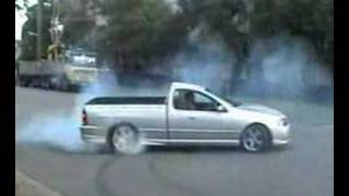 Ford BA XR8 Ute Huge Burnout [upl. by Mak173]