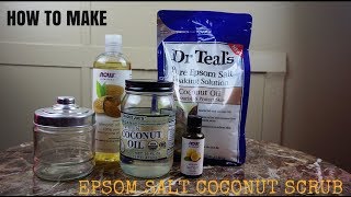 DR TEAL’S EPSOM SALT  DIY EPSOM SALT COCONUT SCRUB [upl. by Nilat]