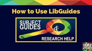 LibGuides [upl. by Euseibbob781]