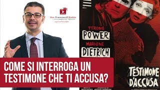 Come si interroga un testimone che ti accusa [upl. by Johiah]