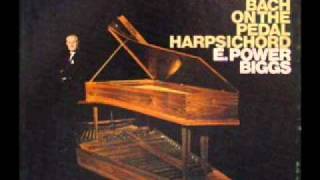 Bach  Prelude and Fugue in G BWV 541 E Power Biggs pedal harpsichord [upl. by Rehpotsirc]