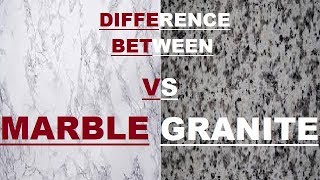 Difference Between Marble amp Granite Stone [upl. by Barabbas]