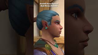 Arathi Ear Option for Human and Kul Tiran Patch 1107 WOW [upl. by Lowson]