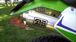 DG exhaust on a KLX300 [upl. by Damali180]