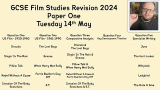 GCSE Film Studies Paper One Revision 2024 [upl. by Nahama]