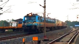 Gitanjali Express loco failure Rescued by by New Katni Junction WAG7 [upl. by Nosliw]