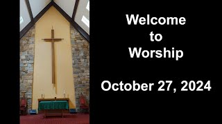 Colesville Presbyterian Church Livestream October 27 2024 [upl. by Felicia39]