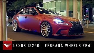 2015 Lexus IS250  Ferrada Wheels FR4 [upl. by Adleremse]