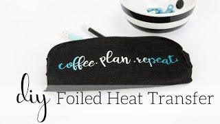 DIY Minc Foiled Heat Transfer [upl. by Laurinda]