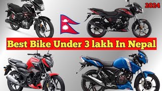 2024 Best Bike under 3 Lakh in Nepal  Top 5 Best Bike in Nepal [upl. by Bambie]