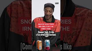 Snoop Dog did NOT like Irn Bru 🤣 [upl. by Eissoj]