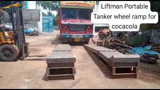 Liftman Portable Tanker Drain wheel ramp [upl. by Adnauq104]