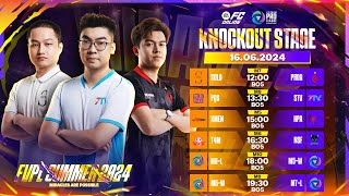 Hướng tới chung kết ProG vs SOLO  STV vs PQS  FVPL Summer 2024  Knockout Stage 1606 [upl. by Rehpitsirhc]