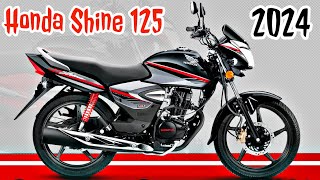 Honda Shine 125 New Model 2024  4 New Updates  On Road Price  Best Bike Under 125cc Segment [upl. by Prentice]