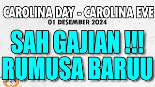 PREDIKSI CAROLINA DAY 01 DESEMBER 2024  BOCORAN NCD  ANGKA JITU CAROLINA DAY EVE  PREDIKSI NCD [upl. by Nolrak]