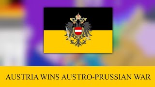 What if Austria won the AustroPrussian War  alternate history map speedpaint [upl. by Ladd]