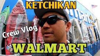 WALMART The Most Crew Visit In Ketchikan Alaska  Cruise line vlog [upl. by Niaz]