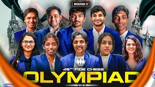 Chess Olympiad 2024 Round 3  India vs Hungary B Open India vs Switzerland Women [upl. by Ennaylloh735]