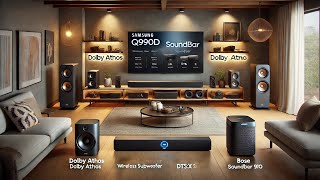 TOP 3 Home Sound System Showdown 2024 Samsung Q990D vs Sonos Arc vs Bose Smart Soundbar 900 [upl. by Karr666]