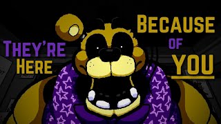 The FNAF fangame where you INVITE THE ANIMATRONICS into your pizzeria [upl. by Fotzsyzrk]