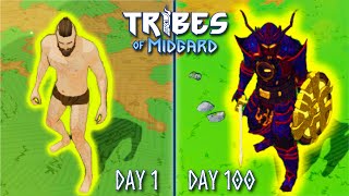 I Played 100 Days of Tribes of Midgard [upl. by Butcher]