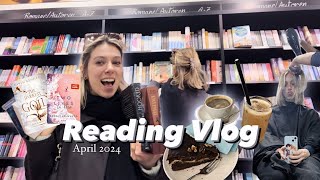 Reading Vlog 🧸🌧️🤍  April 2024 ✨ MARW [upl. by Aiyot584]