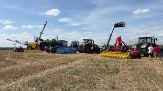 Local tractor and tilling exposition France [upl. by Carder409]