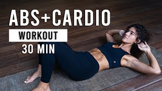 ABS amp CARDIO HIIT WORKOUT  30 Min Ab Workout To Burn Belly Fat  No Equipment No Repeat [upl. by Olegnalehcim573]