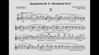 Shostakovich Symphony No 9 Corrado Giuffredi clarinet solo [upl. by Niatirb564]