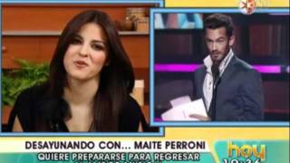 Maite Perroni en HOY [upl. by Matthaeus]