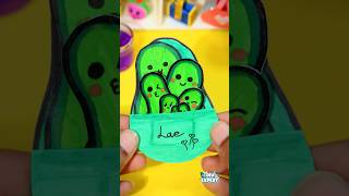 DIY Avocado Big To Mini Craft schoolcraft artandcraft papercrafts drawingeasycraft shorts [upl. by Ellered538]