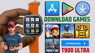 T900 Ultra Smart Watch Game Download  How To Download Games In T900 Ultra Smart Watch  T900 Ultra [upl. by Mahoney]