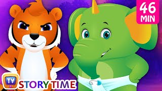 Jingo the baby elephant amp more bedtime animal stories for babies and kids by ChuChu TV Storytime [upl. by Jerroll652]