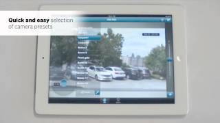 Bosch VideoSecurity App  Live View PTZ Control [upl. by Nawat]