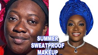 How To Make Makeup Long Lasting in Summer  Oily Skin Makeup [upl. by Hnad]