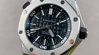 Audemars Piguet Royal Oak Offshore Diver 15703STOOA002CA01 Audemars Piguet Watch Review [upl. by Etnaled]