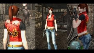 RESIDENT EVIL 4 CLAIRE REDFIELD CODE VERONICA X [upl. by Narah]